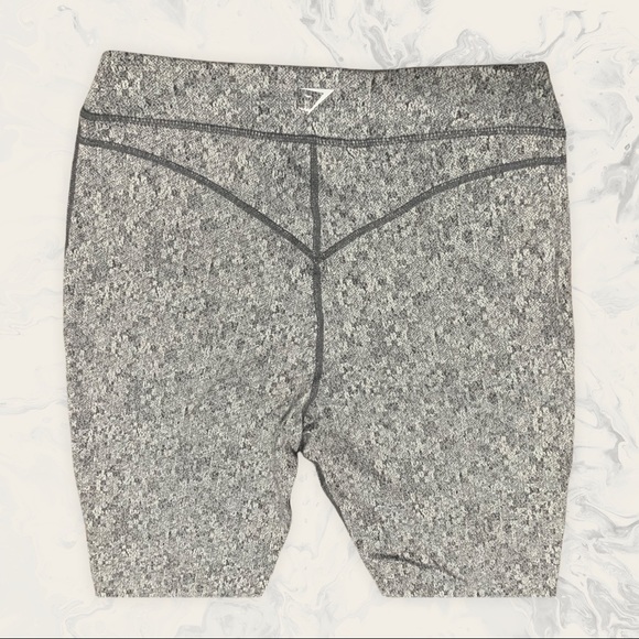 Gymshark Apex Training Leggings Gray Printed High Waisted Athletic Tights - Picture 3 of 3